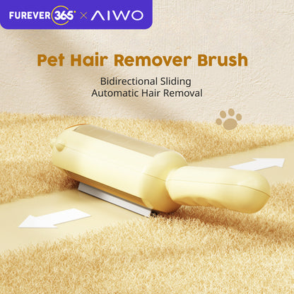 AIWO Reusable Electrostatic Pet Hair Remover: Bidirectional Roller for Sofa & Carpet