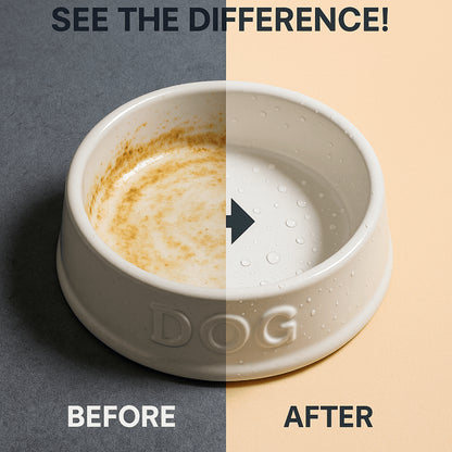 FUREVER365 120ml Pet Bowl Cleaner Mousse: Safe Dishwashing Foam for Food Bowls
