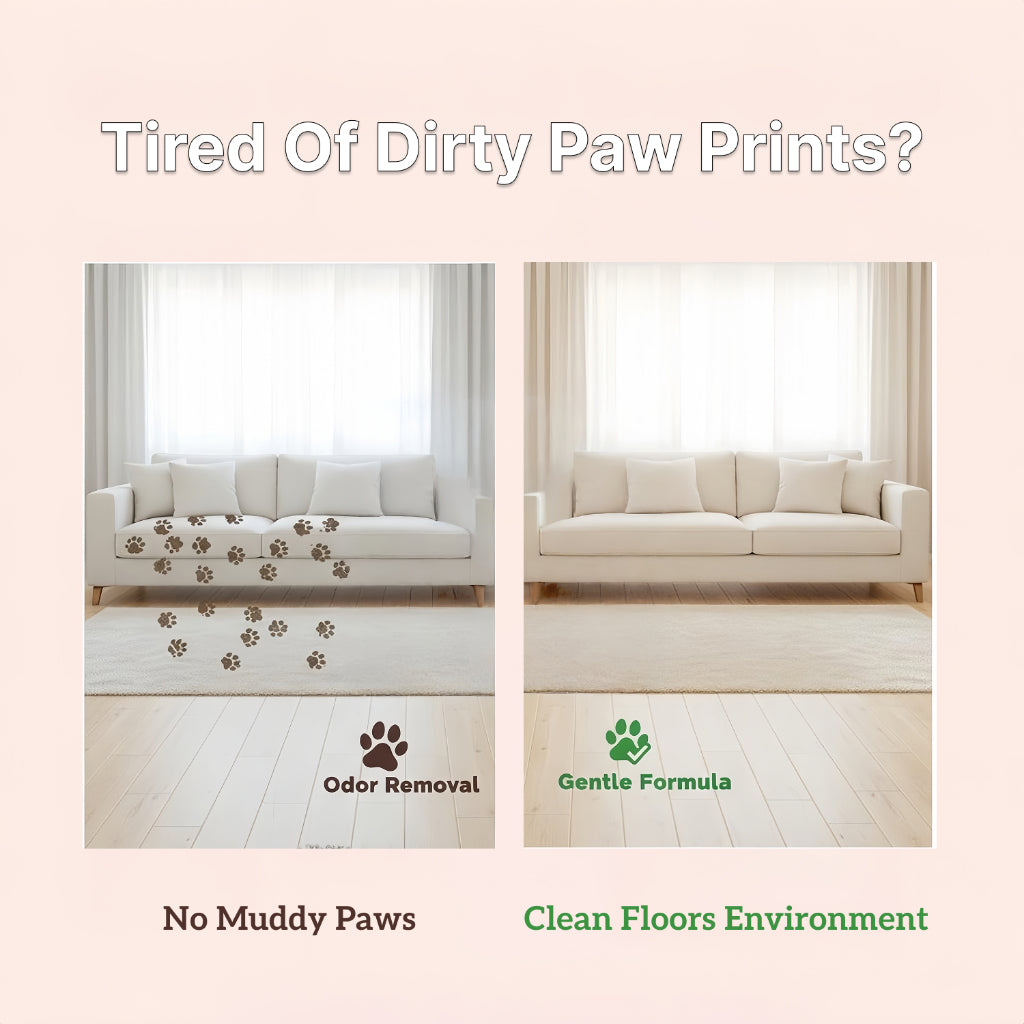XSDH 120ml Pet Paw Cleansing Foam: No-Rinse Deodorant Foot Wash