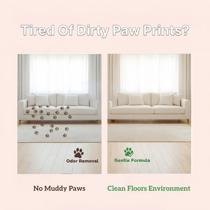 XSDH 120ml Pet Paw Cleansing Foam: No-Rinse Deodorant Foot Wash