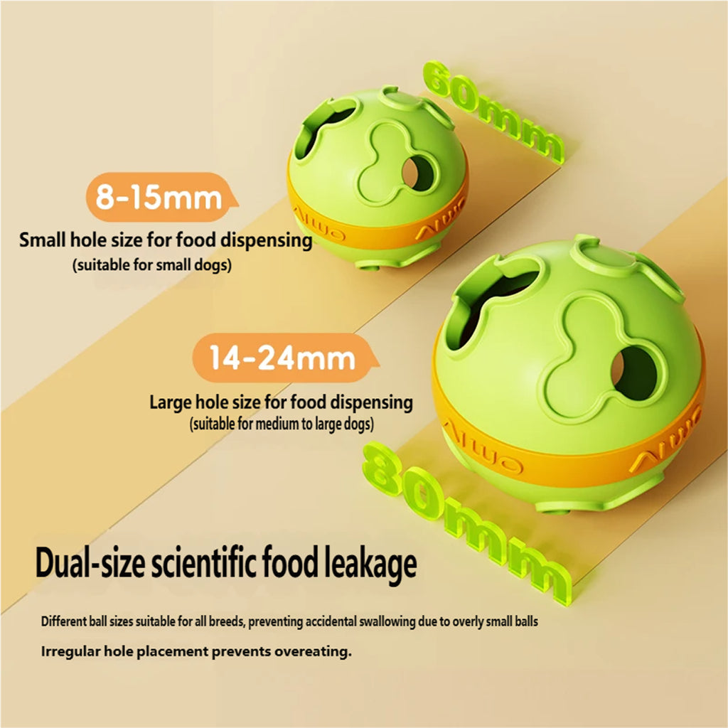 AIWO Interactive Dental Treat Ball: Teeth Cleaning & Feeding Toy for Dogs