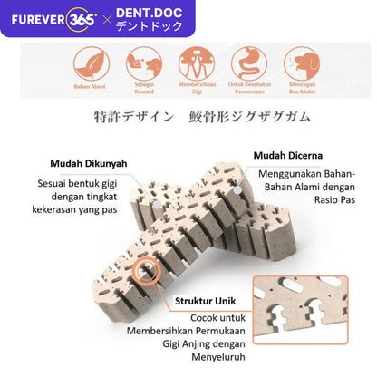 DentDoc Natural Dental Chew Stick: 10 Flavors for Dog Teeth Grinding