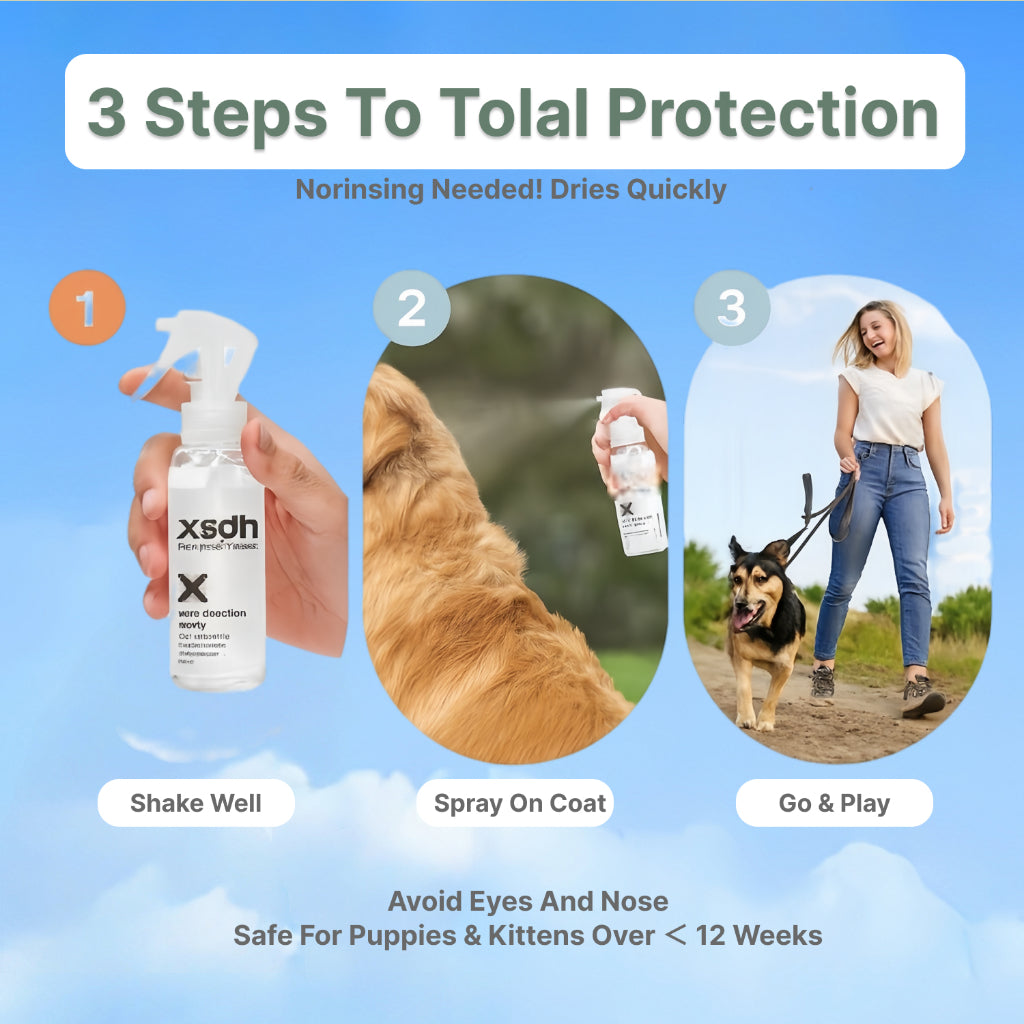 XSDH 100ml Pet Repellent Spray: Safe Indoor & Outdoor Training Solution