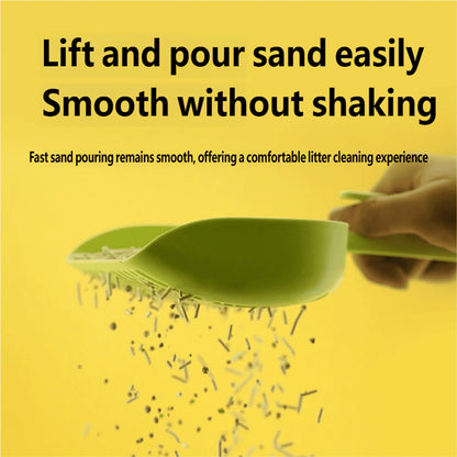 FUREVER365 Durable Cat Litter Scoop: Grid Design Efficient Poop Shovel Tool