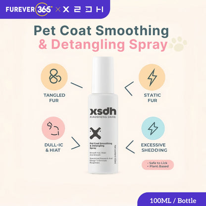 XSDH 100ml Pet Grooming Perfume Spray: Detangling & Deodorizing Mist for Daily Care