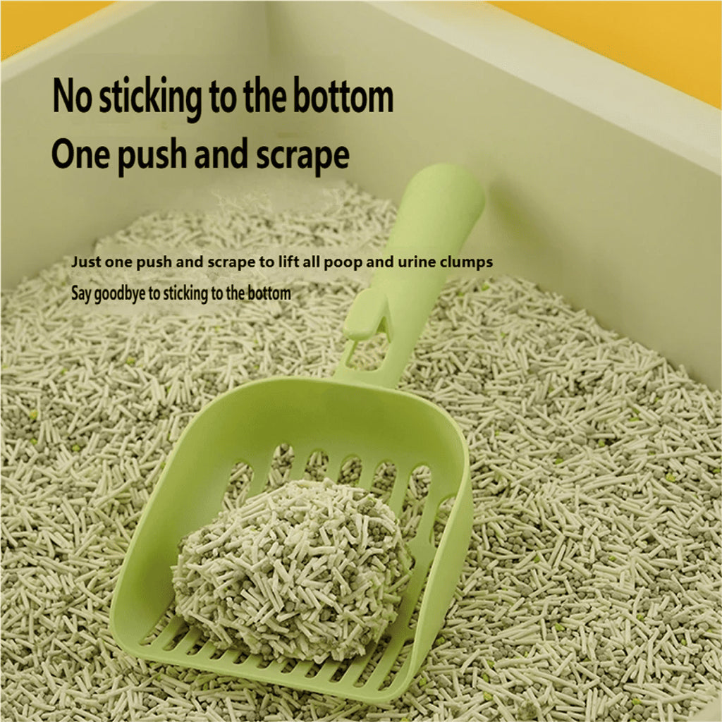 FUREVER365 Durable Cat Litter Scoop: Grid Design Efficient Poop Shovel Tool