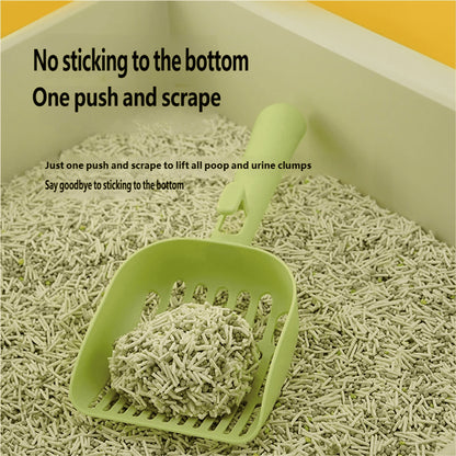 FUREVER365 Durable Cat Litter Scoop: Grid Design Efficient Poop Shovel Tool