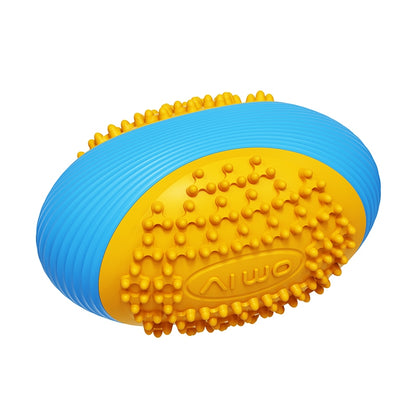 AIWO TPR Squeaky Ball Toy: Bite-Resistant Teeth Cleaning Chew for Dogs