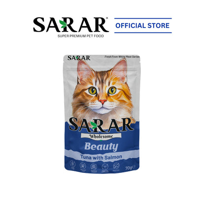 SARAR Wholesome White Meat Cat Food Pouch 70g