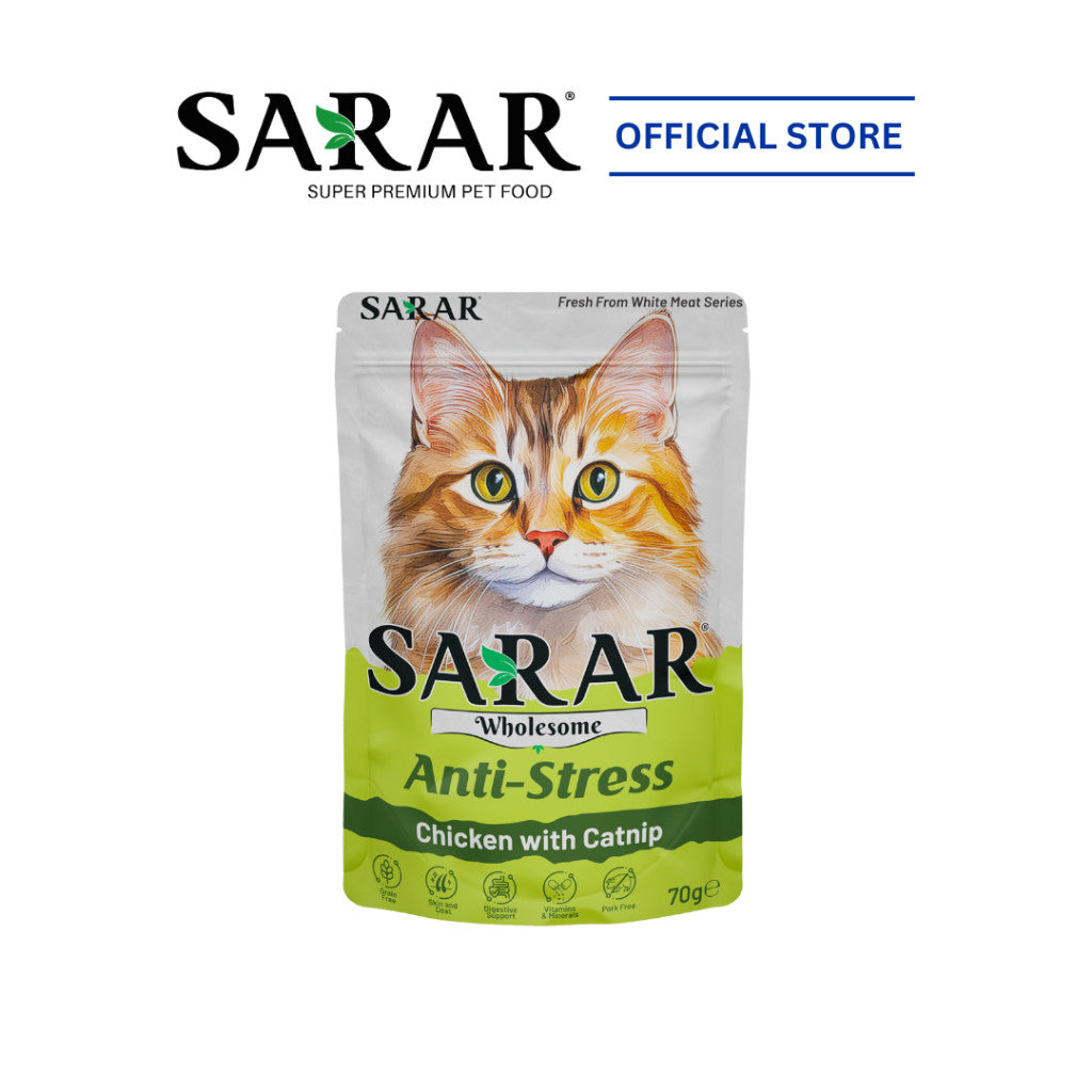 SARAR Wholesome White Meat Cat Food Pouch 70g