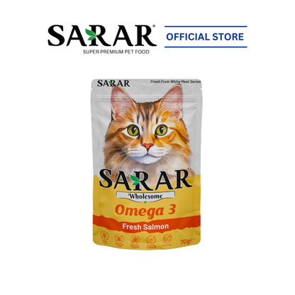 SARAR Wholesome White Meat Cat Food Pouch 70g