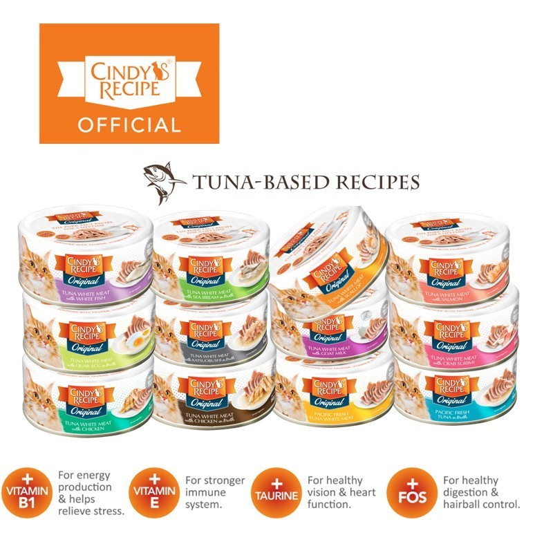 CINDY'S RECIPE Cat Original Series Soft Jelly/in Broth/Kitten (70g/80g)