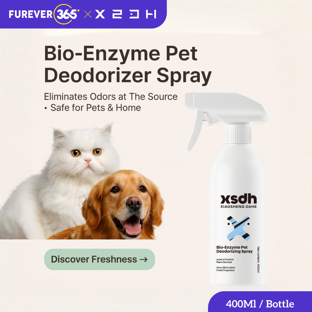 XSDH 400ml Bio-Enzyme Disinfectant Spray: Pet-Safe Deodorizing Cleaner
