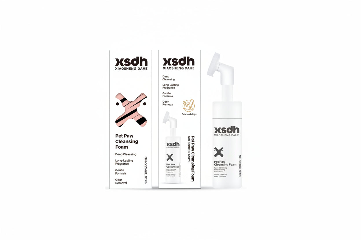 XSDH 2-Piece Paw Care Set: 120ml Foam + Balm Cream for Complete Care