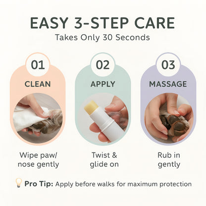 XSDH 6g Pet Paw Balm Cream: Moisturizing No-Rinse Foot Care