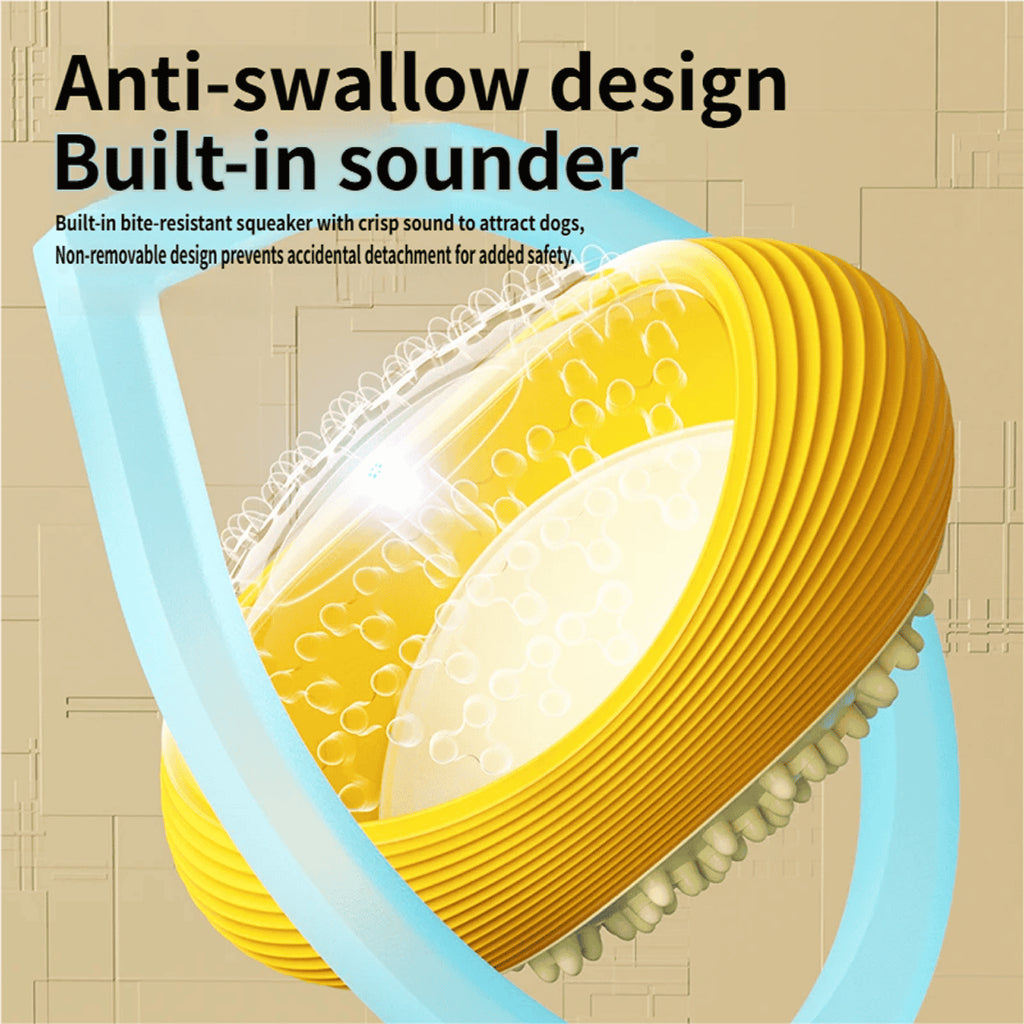 AIWO TPR Squeaky Ball Toy: Bite-Resistant Teeth Cleaning Chew for Dogs