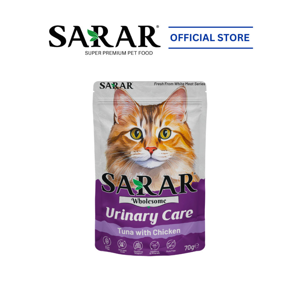 SARAR Wholesome White Meat Cat Food Pouch 70g