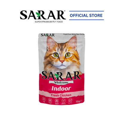 SARAR Wholesome White Meat Cat Food Pouch 70g
