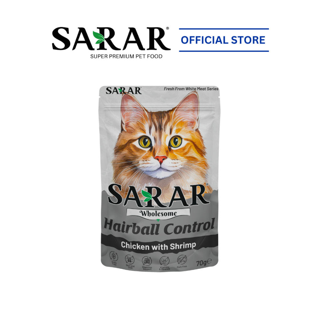 SARAR Wholesome White Meat Cat Food Pouch 70g