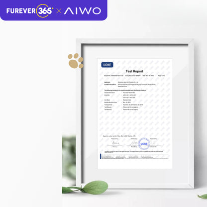 AIWO 140° Curved Pet Hair Remover Comb: One-Click Cleaning for Cat & Dog Grooming