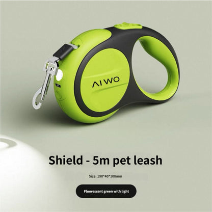 FUREVER365 3m/5m Retractable Pet Leash: 150kg Pull Limit LED Light Traction Rope