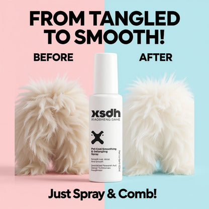 XSDH 100ml Pet Grooming Perfume Spray: Detangling & Deodorizing Mist for Daily Care