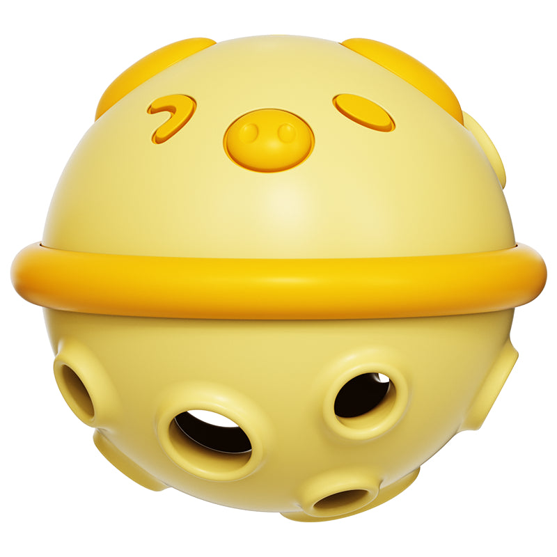 AIWO TPR Squeaky Feeding Ball: Interactive Slow Feeder & Dental Toy