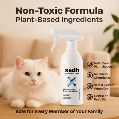 XSDH 400ml Bio-Enzyme Disinfectant Spray: Pet-Safe Deodorizing Cleaner