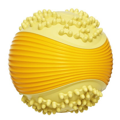 AIWO TPR Squeaky Ball Toy: Bite-Resistant Teeth Cleaning Chew for Dogs