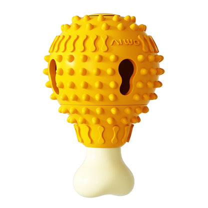 AIWO TPR Squeaky Feeding Ball: Interactive Slow Feeder & Dental Toy
