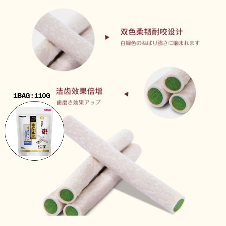 DentDoc Natural Dental Chew Stick: 10 Flavors for Dog Teeth Grinding
