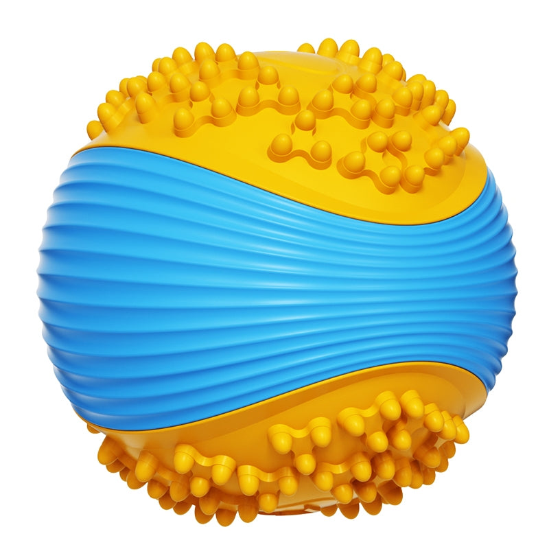 AIWO TPR Squeaky Ball Toy: Bite-Resistant Teeth Cleaning Chew for Dogs
