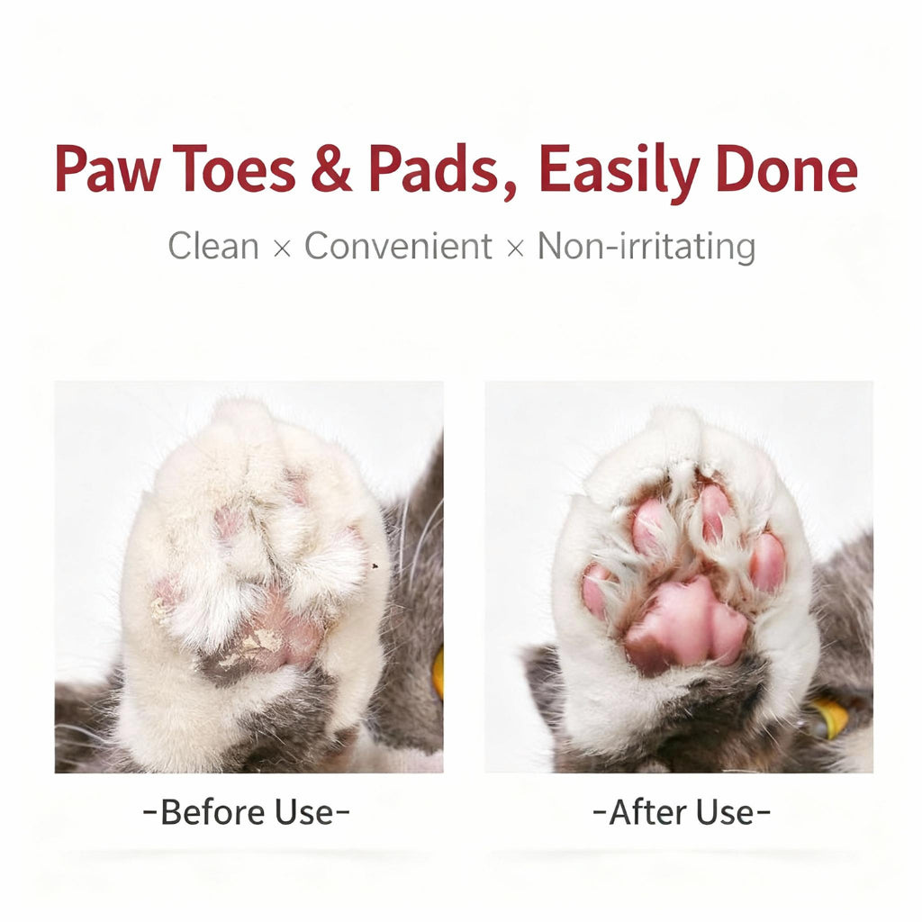 KOJIMA 150ml Paw Cleansing Foam: Collagen-Infused No-Rinse Paw Cleaner