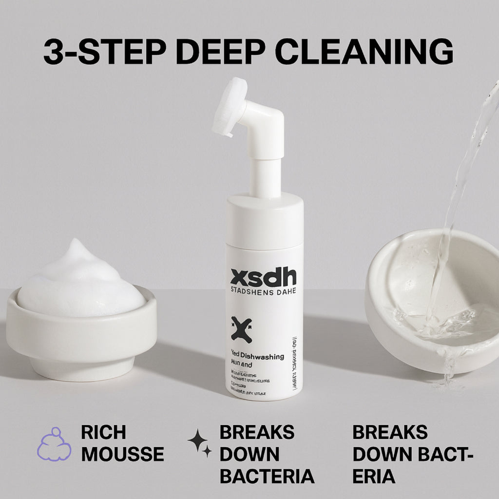 FUREVER365 120ml Pet Bowl Cleaner Mousse: Safe Dishwashing Foam for Food Bowls