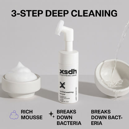 FUREVER365 120ml Pet Bowl Cleaner Mousse: Safe Dishwashing Foam for Food Bowls