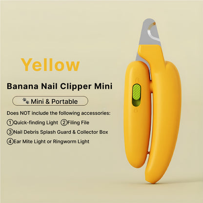 AIWO LED Pet Nail Clippers: Anti-Splash Safe Claw Trimmer for Grooming
