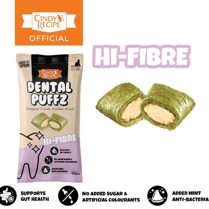 Cindy's Recipe Dental Puffz CatTreats Assorted (60g)