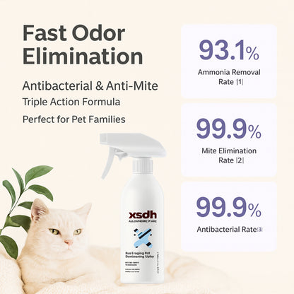 XSDH 400ml Bio-Enzyme Disinfectant Spray: Pet-Safe Deodorizing Cleaner