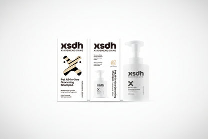 XSDH 4-in-1 Cat Dog Grooming Set: Anti-Mite Formula for Home & Salon Use