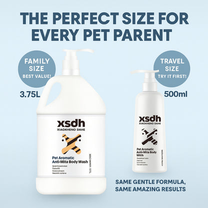XSDH 3.75L Professional Pet Shampoo: 3-in-1 Skin & Coat Care Formula