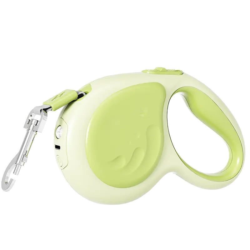 AIWO Outdoor Retractable Pet Leash: 150kg Pull Limit LED Light Walking Rope