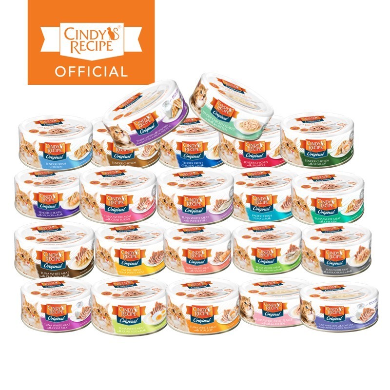 CINDY'S RECIPE Cat Original Series Soft Jelly/in Broth/Kitten (70g/80g)