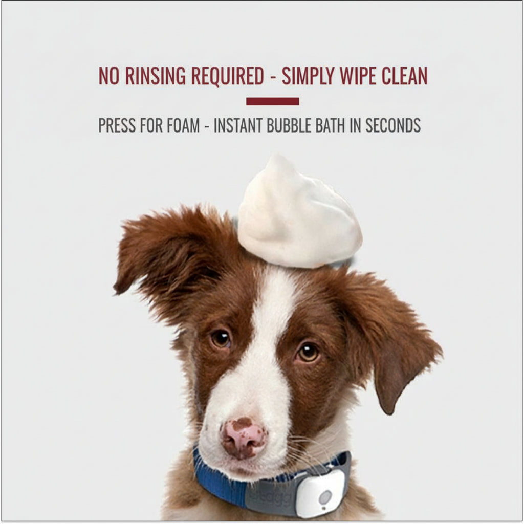 KOJIMA 190ml Waterless Pet Shampoo: No-Rinse Foam Gel for Easy Grooming