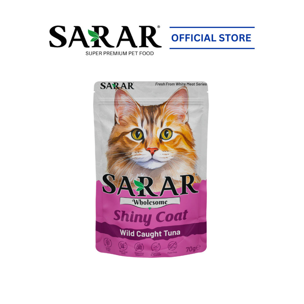 SARAR Wholesome White Meat Cat Food Pouch 70g
