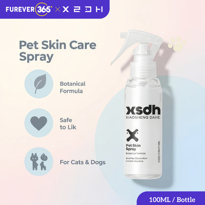FUREVER365 100ml Nanosilver Pet Skin Spray: Antifungal Antibacterial Treatment