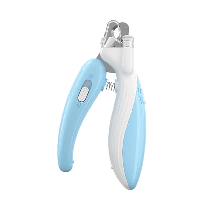 AIWO LED Pet Nail Clippers: Anti-Splash Safe Claw Trimmer for Grooming