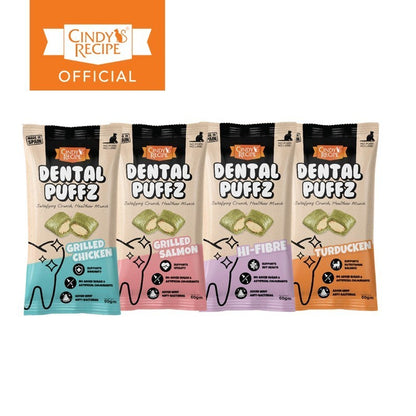 Cindy's Recipe Dental Puffz CatTreats Assorted (60g)