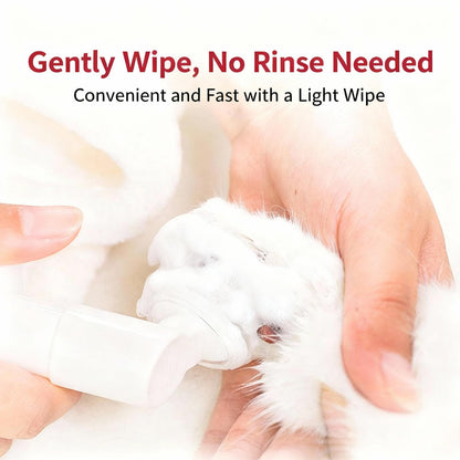KOJIMA 150ml Paw Cleansing Foam: Collagen-Infused No-Rinse Paw Cleaner