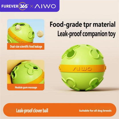 AIWO Interactive Dental Treat Ball: Teeth Cleaning & Feeding Toy for Dogs