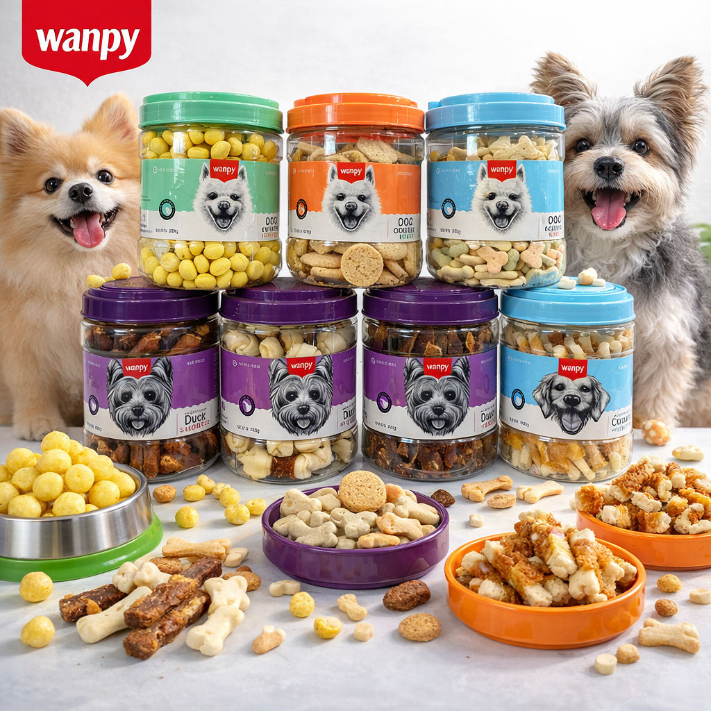 WANPY MEAT DOG TREATS 230G-500G/DOG FOOD 230G-500G